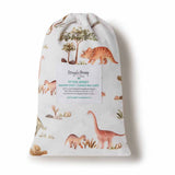 Bassinet Sheet / Change Pad Cover - Dino