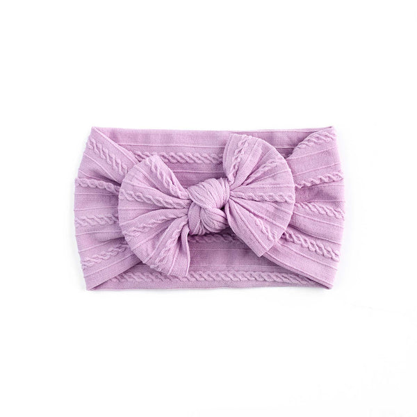 Mod & Tod Cable Bow Headband - Violet