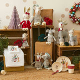 Christmas Pets Bath Towel & Face Washer in Organza Bag