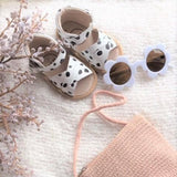 Little MaZoe's Pattern Sandals - Dalmation