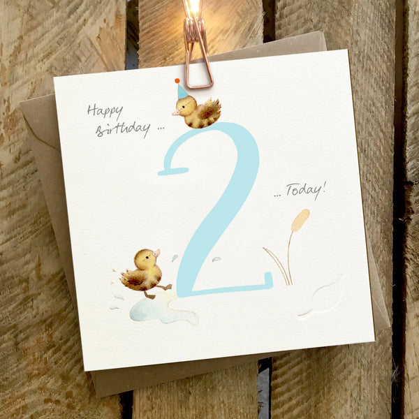 Ginger Betty Card - 2 Today! (blue)