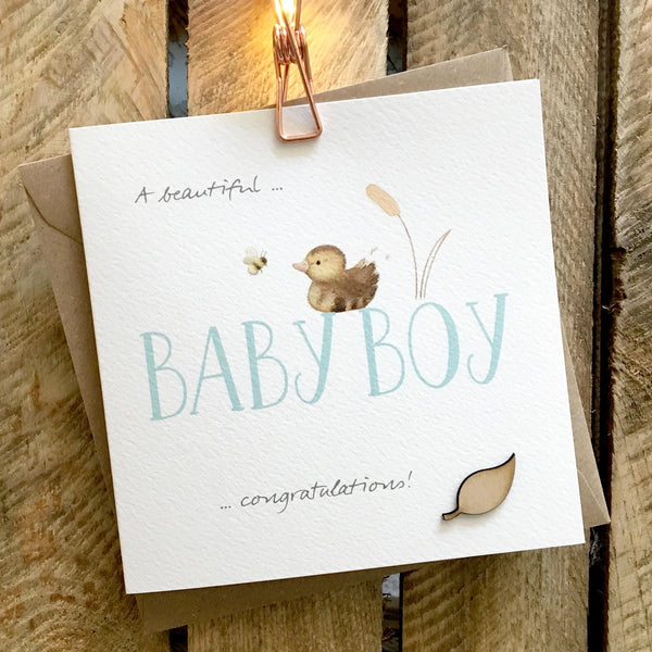Ginger Betty Card - Baby Boy