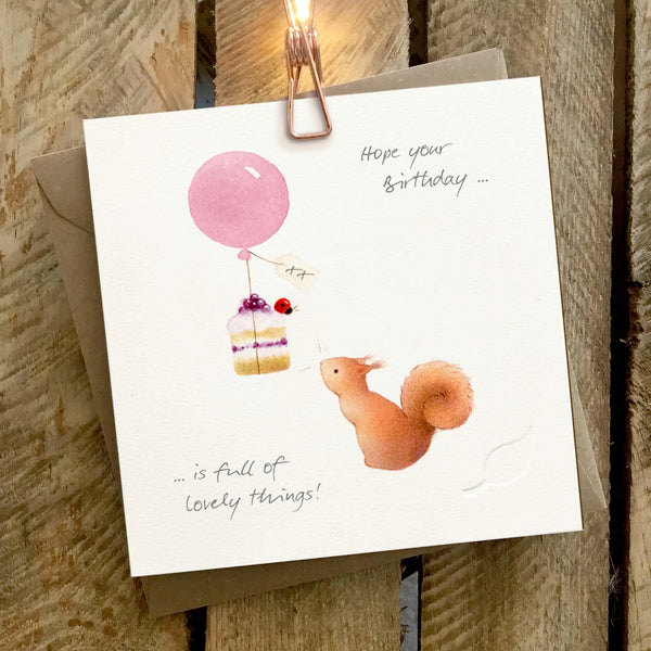 Ginger Betty Card - Full of lovely things