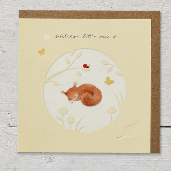 Ginger Betty Card - Baby Squirrel