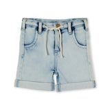 Lightweight Denim Short - Light Wash Denim