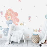 Mermaid Princess Wall Decal Set