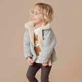Stripe Reversible 80's Jacket