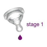 b.box Baby Bottle Anti-Colic Teat - Stage 1 (0-2m) | 2pk