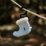 Fleecy Winter Booties - Baby Blue Marle