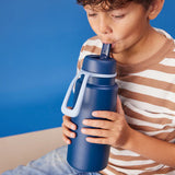 b.box Insulated Flip Top 1L Bottle - Midnight