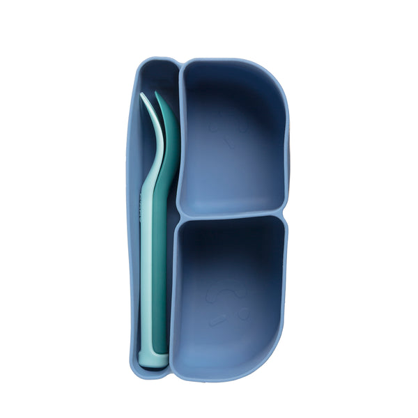 Silicone Bento Tray - mini lunchbox | Ocean