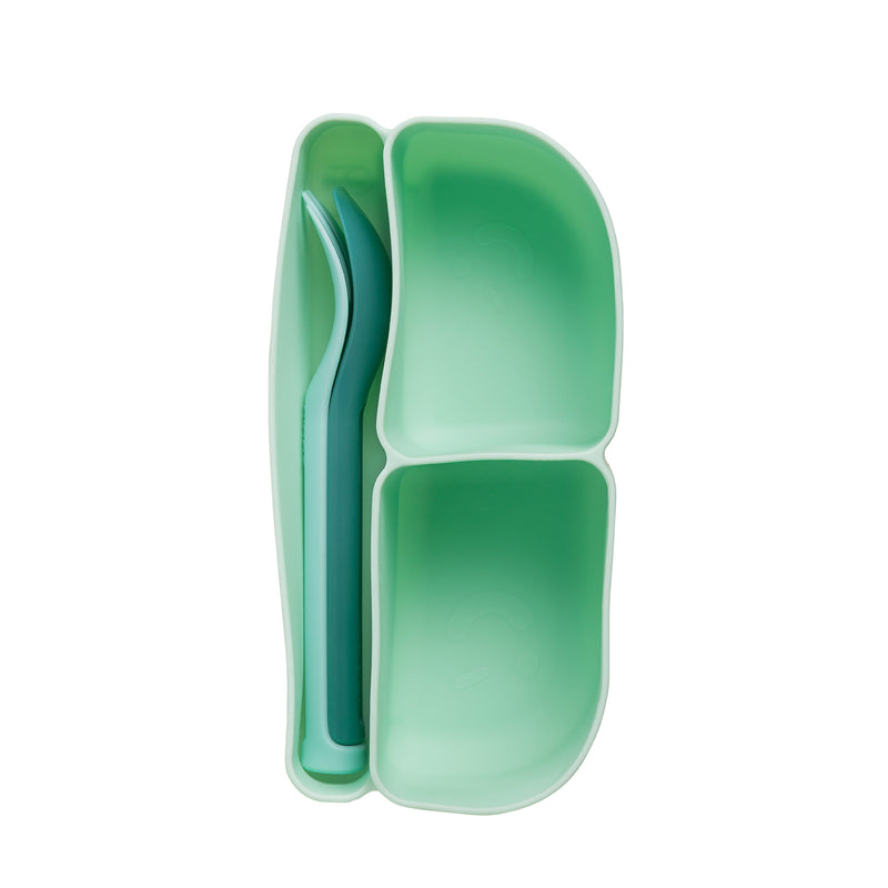 Silicone Bento Tray - mini lunchbox | Forest
