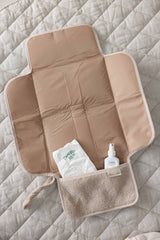 Teddy Change Mat Wallet - Nude