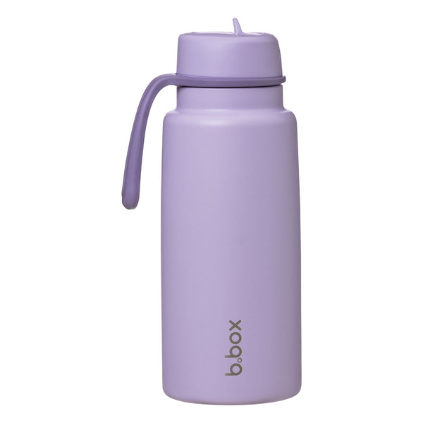 b.box Insulated Flip Top 1L Bottle - Lilac Love