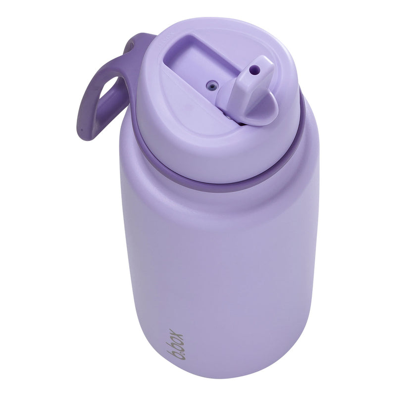 b.box Insulated Flip Top 1L Bottle - Lilac Love