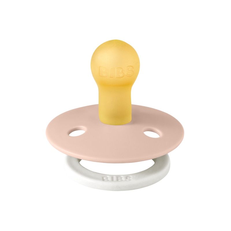BIBS Pacifier - Colour | Latex | Night Glow | Blush