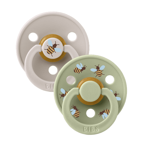 BIBS Pacifier - STUDIO Colour | Latex | Bumblebee Mushroom Mix