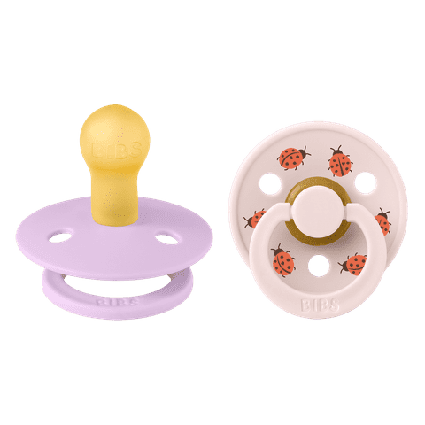 BIBS Pacifier - STUDIO Colour | Latex | Ladybug Violet Sky Mix