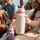 b.box Insulated Flip Top 1L Bottle - Pink Paradise