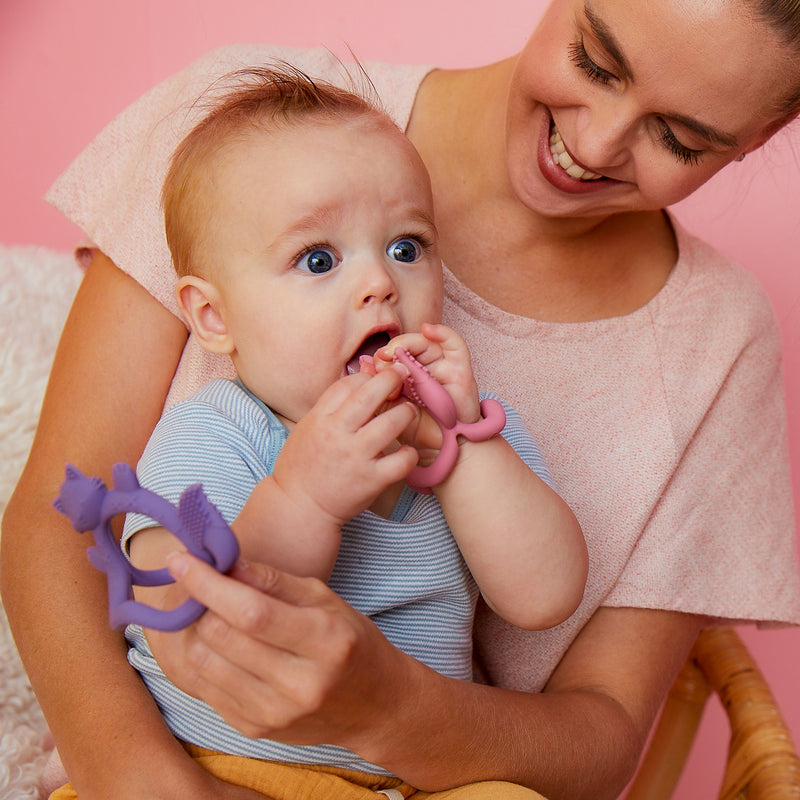 b.box Wrist Teether - Blush Fox