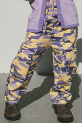 Camo Cargo Pant ✿ Ultraviolet