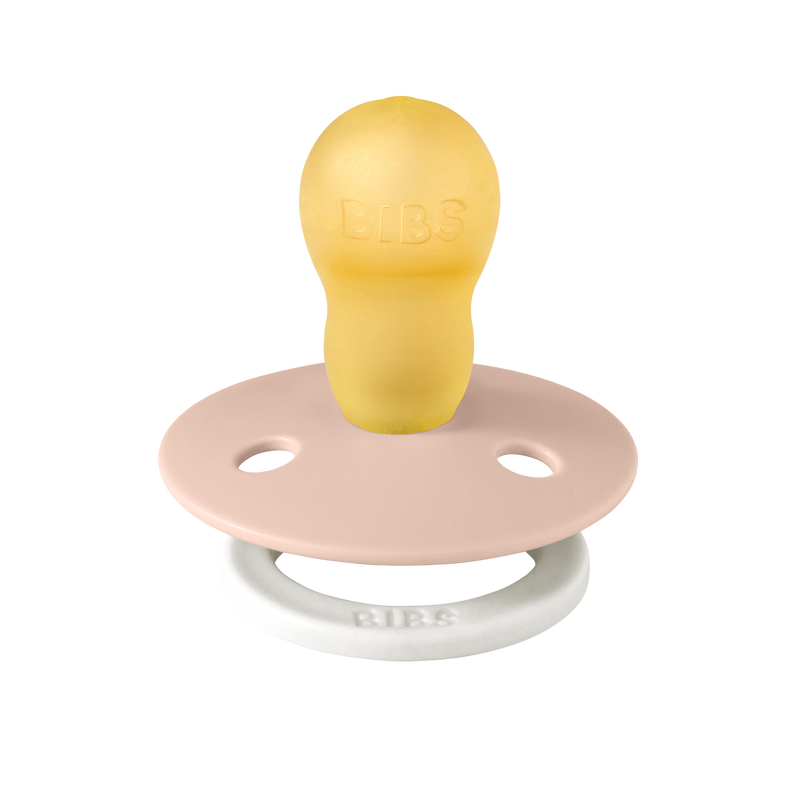 BIBS Pacifier - Colour | Latex | Night Glow | Blush