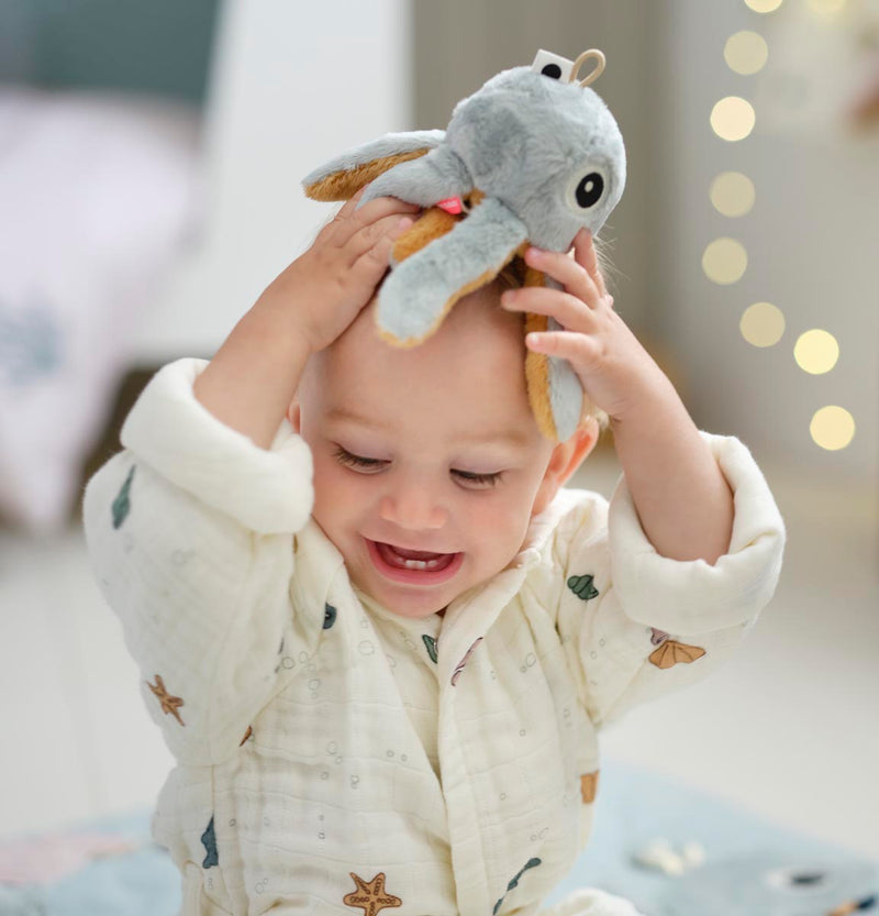 Tiny Rattle Jelly Plush - Blue