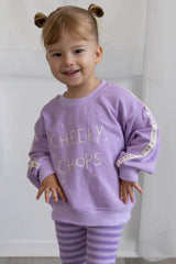 Cheeky Chops Jumper ✿ Lilac