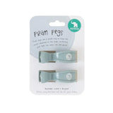 Pram Pegs 2pk - Steel Blue