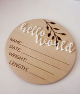Hello World - Birth Announcement