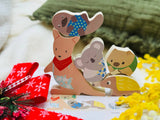 Wooden Aussie Animal Puzzle (Stacking Toy)