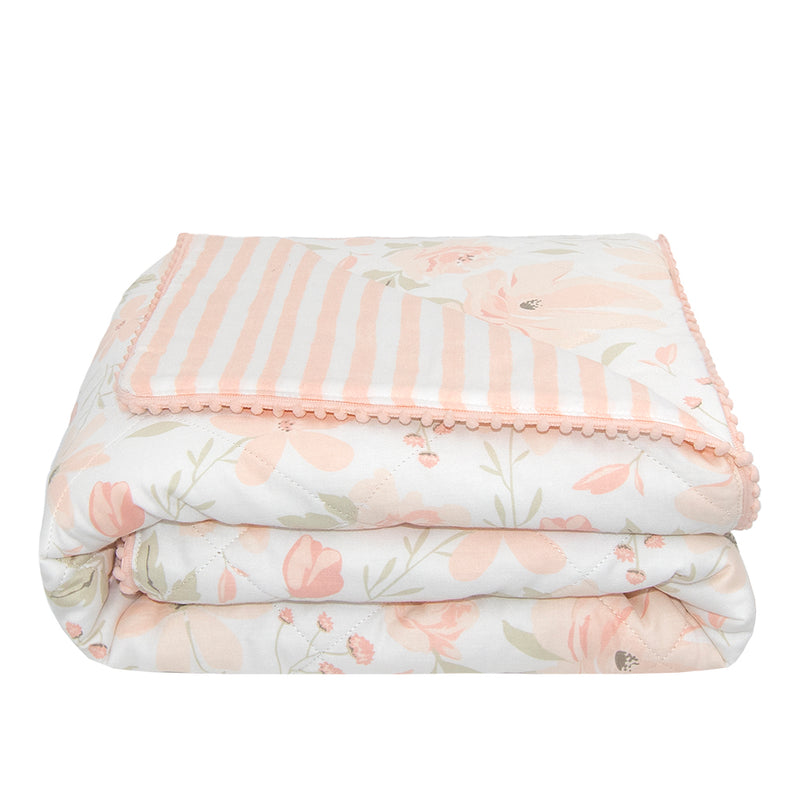 Quilted Cot Comforter - Meadow