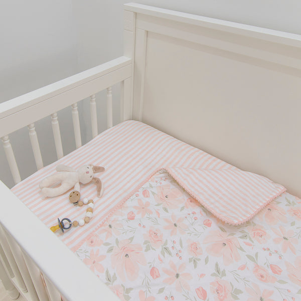 Quilted Cot Comforter - Meadow