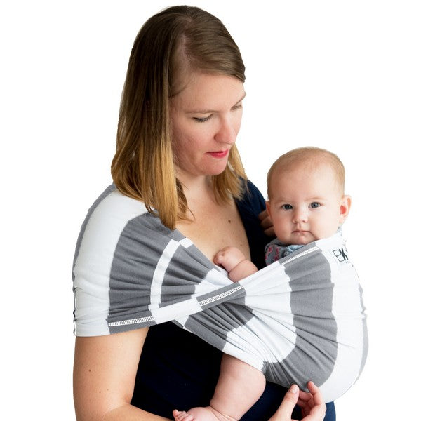 Baby K'Tan Original - Charcoal Stripe