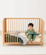 Quilted Coverlet Hunter Stripe - Cot