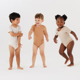 Bodywear 3-Pack Short Sleeve Bodysuits Neutral 0.2 Tog