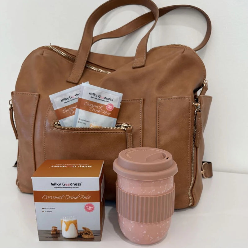 10 x Single Serve Lactation Caramel Drink Mix