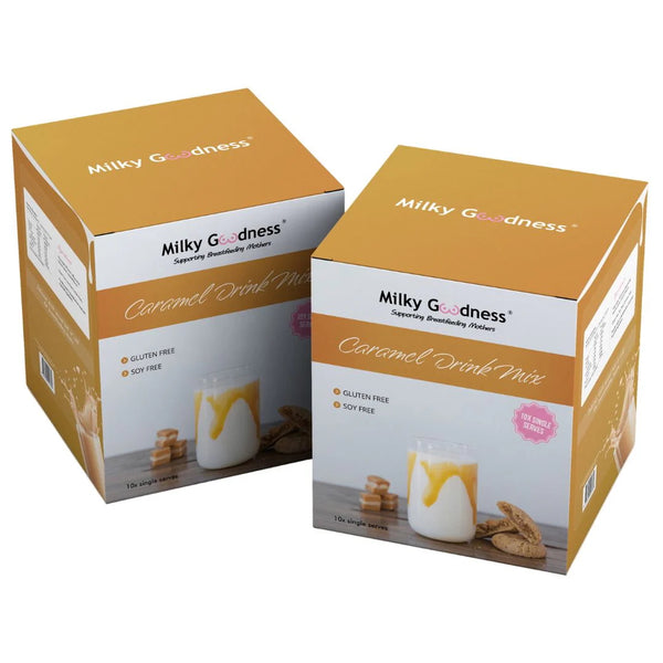 10 x Single Serve Lactation Caramel Drink Mix
