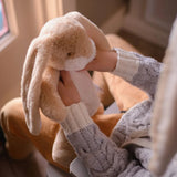 Little Floppy Nibble Bunny Plush - Almond Joy