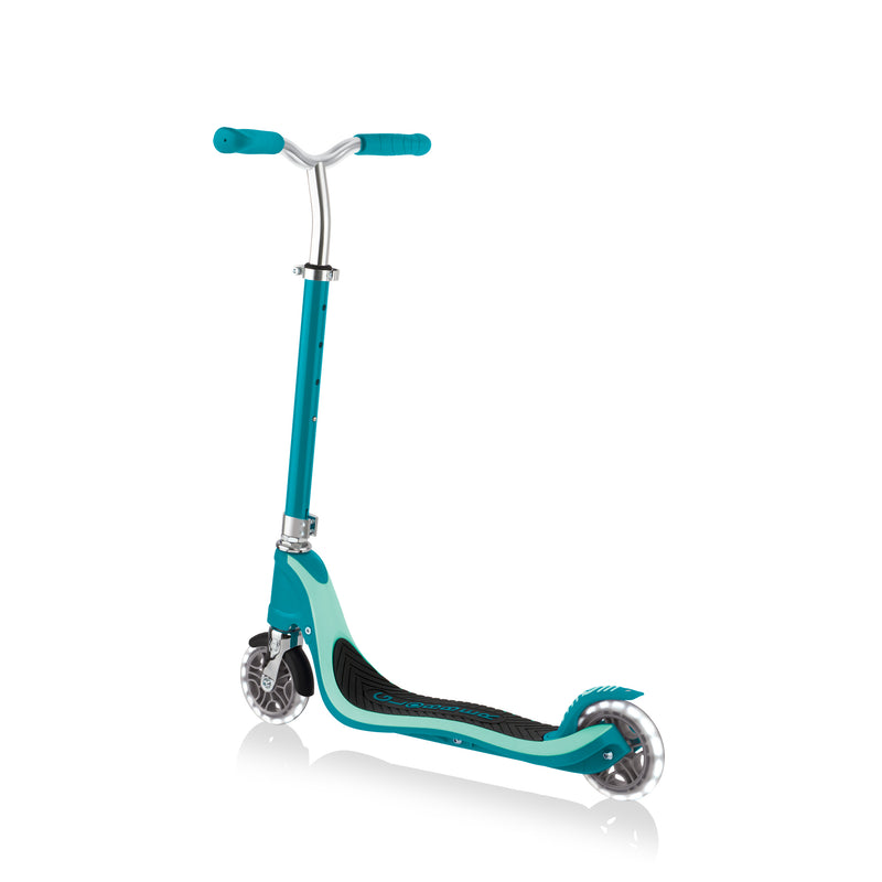 Globber FLOW 125 Scooter with light up wheels - Teal