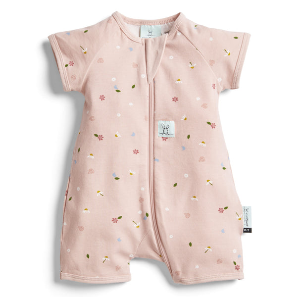 ergoPouch Layers Short Sleeve - Daisies | Tog 0.2