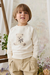 Jamie Kay Organic Cotton Hayes Sweatshirt - Theo Teddy Cloud