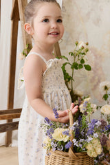 Jamie Kay Organic Cotton Arabella Jumpsuit - Juniper Fields Blue