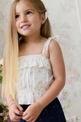 Jamie Kay Organic Cotton Muslin Harriet Top - Ayla Whisper