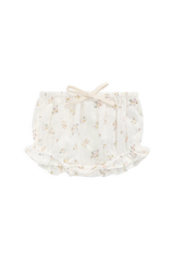 Jamie Kay Organic Cotton Muslin Frill Bloomer - Ayla Whisper