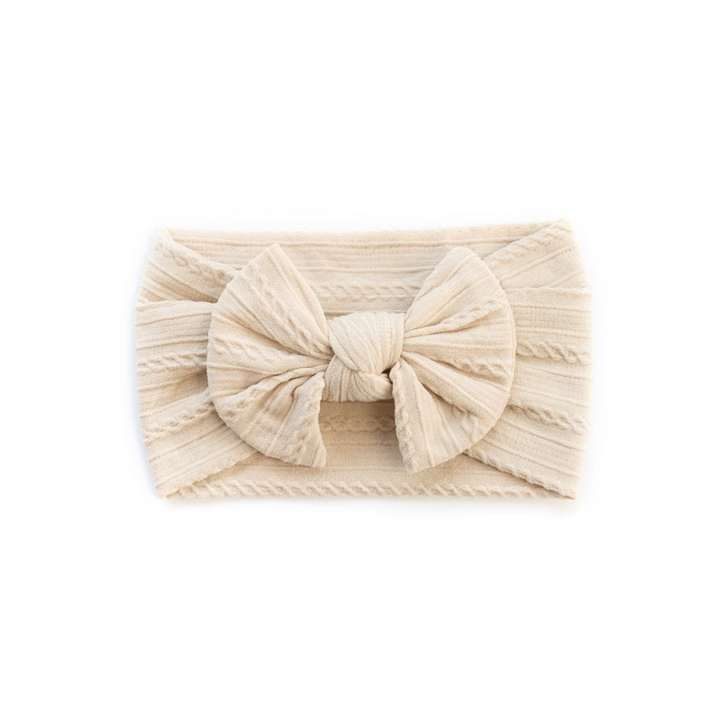 Mod & Tod Cable Bow Headband - Oat