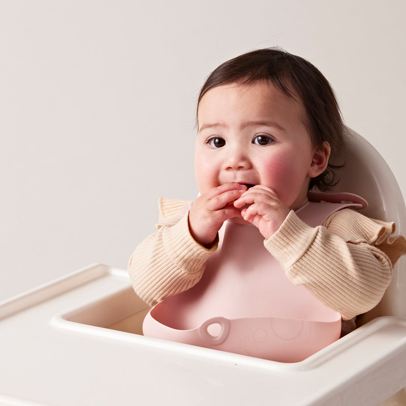 b.box Silicone Bib - Blush