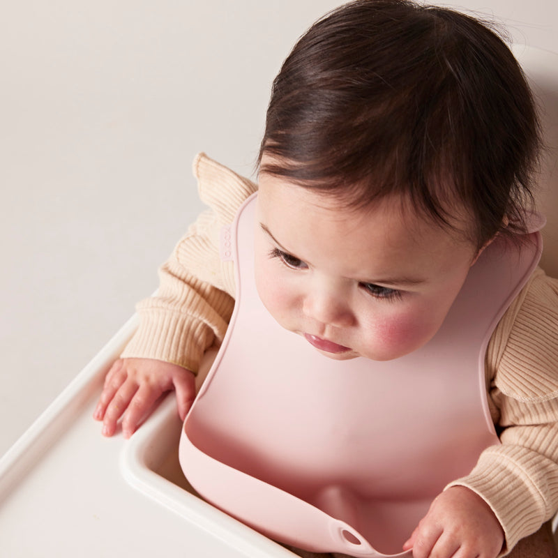 b.box Silicone Bib - Blush