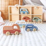 Car display case with 6 vehicles