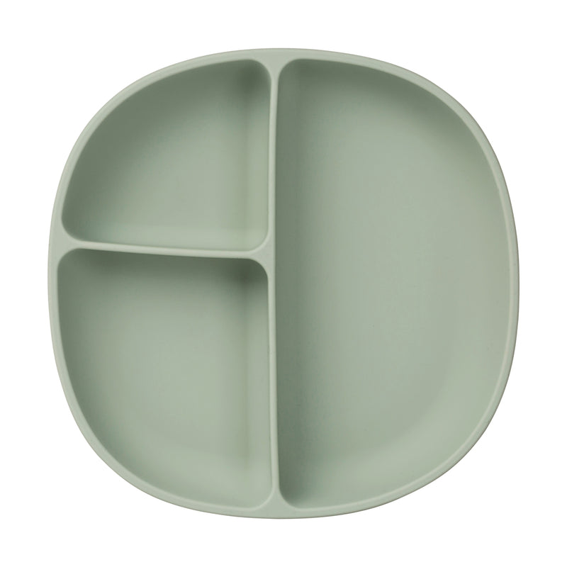 Silicone Plate + Lid - Sage